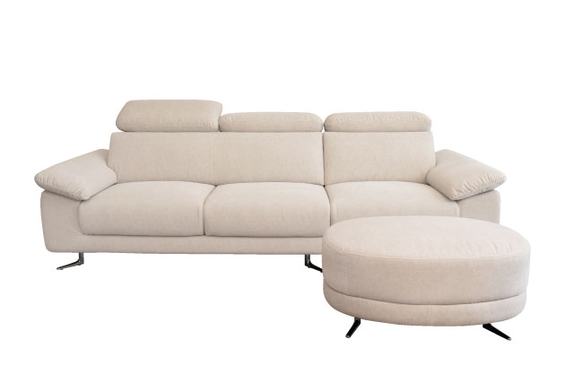 616以色列那普勒斯貓抓布四人份加圓弧版腳椅沙發